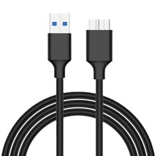 USB 3.0 Cable Cord for Seagate Backup Plus Slim External Hard Drive Micro B picture