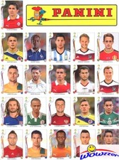2014 Panini World Cup Stickers Complete 71 Sticker Limited Edition UPDATE SET  picture