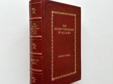 The Secret Teachings of All Ages, Leather Bound, Manly P Hall picture