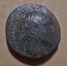 SELEUKID KINGDOM, Demetrios I Soter. 162-150 BC. AE 20 Stern of Galley picture