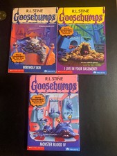 RARE Goosebumps 60, 61, 62  R.L. Stine First Edition Stine Authentic US Copies picture