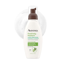 Aveeno Positively Radiant Clear Complexion Foaming Face Cleanser, 6 Fl. Oz picture