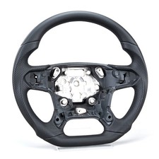 Full Black Leather Steering Wheel For Chevrolet Tahoe Silverado 1500 Tahoe 14-18 picture