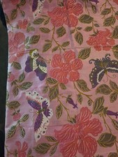 RARE THAI SILK COMPANY 60's 100% Silk Fabric Hand Dyed 40X38 Sewing/Craft-Read picture