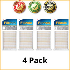 (4 Pack) Filtrete 10x20x1 Air Filter, MPR 300 MERV 5, Dust Reduction, 1 Filter picture