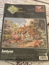 New Vintage Janlynn Platinum Collection Village Time Counted Cross Stitch Kit picture