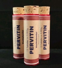 EMPTY WW2 Pervitin Vial Replica 3D Printed Durable 3-Pack - 1:1 Scale US SELLER picture