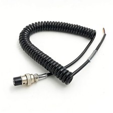 Radio Microphone Cable Replacement Hand Mic Cord With Prewired 4 Pin Connector picture