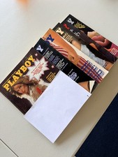 Vintage Playboy 1975 Magazines Set  of 6 July-December Very Good Condition..  picture