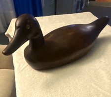 vintage hand-carved wood duck decoy, 1-Piece Set picture