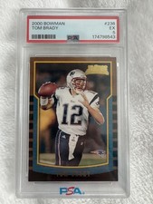 Tom Brady 2000 Bowman Rookie 236 PSA 5 picture