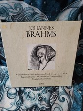 JOHANNES BRAHMS BIX SET OF CASSETTES EXCELLENT CONDITION  NOT TESTED picture
