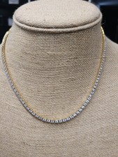 KAY Lab-Grown Diamonds Necklace 3 ct tw 14K Yellow Gold-Plated Sterling Silver 1 picture