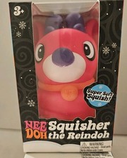 SUPER RARE Nee Doh Squisher the Reindoh Super Soft Squishy Squeeze Toy Pink 💗 picture