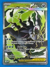 Pokemon Mega Darkrai EX #101/084 Ultra Rare HOLO Full Art ME05 Pitch Black 2026 picture