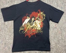 Anvil The Jonas Brothers Tour 2008 Graphic T-Shirt Black S-5XL picture