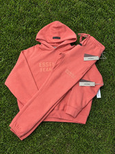 Essentials Fear of God Coral Hoodie & Cuffed Sweatpants Set XS-XL picture