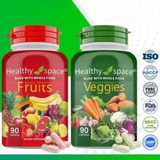 Fruits & Veggies Dietary Supplement Plant Based Vitamins Vegetable 180 ct Daily picture
