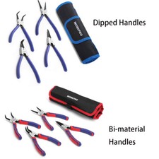 WORKPRO 4-Piece Snap Ring Pliers Set  Heavy Duty 7-inch Internal/External Pliers picture