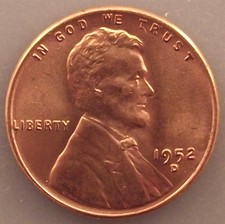 1952 D Lincoln Wheat Cent GEM BU RED Brilliant Uncirculated   picture