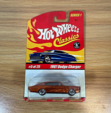 Hot Wheels Classics Series 1 1967 Dodge Charger Orange 1:64 Diecast Limited picture