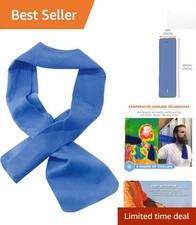 Chill Its Blue Neck Cooling Wrap - Reusable, Up to 4 Hours of Relief, 4