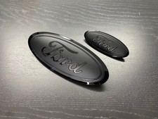 Ford Explorer Gloss & Flat black Emblem set 2025-2026 picture