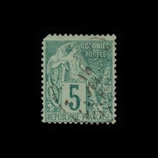 French Colonies, Scott 49, Commerce, 1881, used, 118962 picture