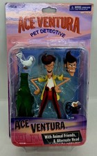 NEW Ace Ventura Pet Detective Figure w Animal Friends Alt Head (NECA, 2020) 🔥 picture