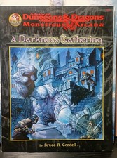 Advanced D&D 2nd Edition Dungeon Module A DARKNESS GATHERING Monstrous Arcana . picture
