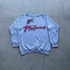 Vintage 60s Philmont Scout Ranch Sweatshirt Gray Heather XS Raglan Pullover picture
