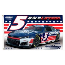 Kyle Larson #5 Nascar Hendrick Car Racing 3x5 FT Flag Good Wall Decore Banner picture
