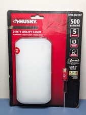 Husky 500 Lumen Rechargeable 3-in-1 Utility Light Power Bank 91400 NEW picture