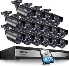 ZOSI 16CH H.265+ 1080P CCTV Home Outdoor Security Camera System IR Night 2/4TB picture