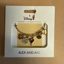 Disney ALEX AND ANI Sweet Christmas 2021 Snack Treat Charm Bracelet NEW picture