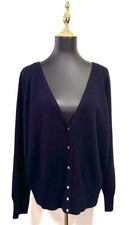 NWT Vince Cashmere & Wool Raglan Sleeve Cardigan Coastal Blue Size XXL MSRP $395 picture