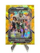 2023 Panini Prizm Tyjae Spears #123 Draft Picks Gold Ice Prizm Rookie Card (RC) picture