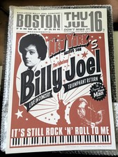 Billy Joel 7/16/2015 Concert Poster, Fenway Park, Boston. Mass picture