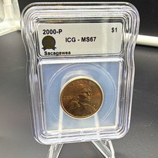 2000-P Philadelphia Sacagawea Native American $1 Business Strike ICG MS67 picture