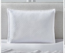 New in Package Sferra Amato White King Sham 21
