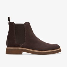 Clarkdale Easy Dark Brown Suede picture