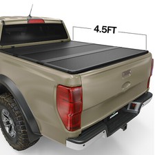 4.5FT FRP Hard Tonneau Cover Tri-Fold For 2022-2026 Ford Maverick Waterproof picture