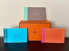 Lot of 3 Hermes Philippe Dumas Sketchbooks w/ Gift Box – 2 Books Still Sealed picture