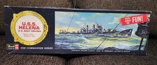 Revell U.S. Navy Cruiser U.S.S. Helena Plastic Model Ship Sealed 1/483 # H-370 picture