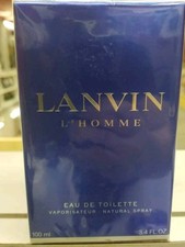 LANVIN L'HOMME BY LANVIN FOR Men 3.4 oz /100 ml Eau De Toilette Spray NEW in box picture