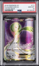 2016 POKEMON XY STEAM SIEGE #111 FULL ART/GARDEVOIR EX PSA 10 picture