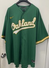 Nike Oakland A's Alternate Green Jersey Size 4XL picture