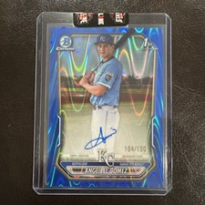 ANGEIBEL GOMEZ 2026 Bowman Chrome 1st  AUTO #CPA-AG /150 BLUE RAYWAVE REFRACTOR picture