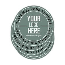 Custom Vinyl Stickers – Personalized With Your Logo – Waterproof Decals picture