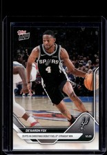 2025-26 Topps Now NBA #100 De’Aaron Fox Base Card (Qty) picture